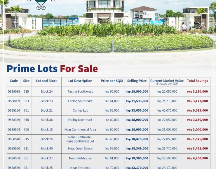 Lots For Sale Alabang West Village in Las Pinas City – Beverly Hills of the South