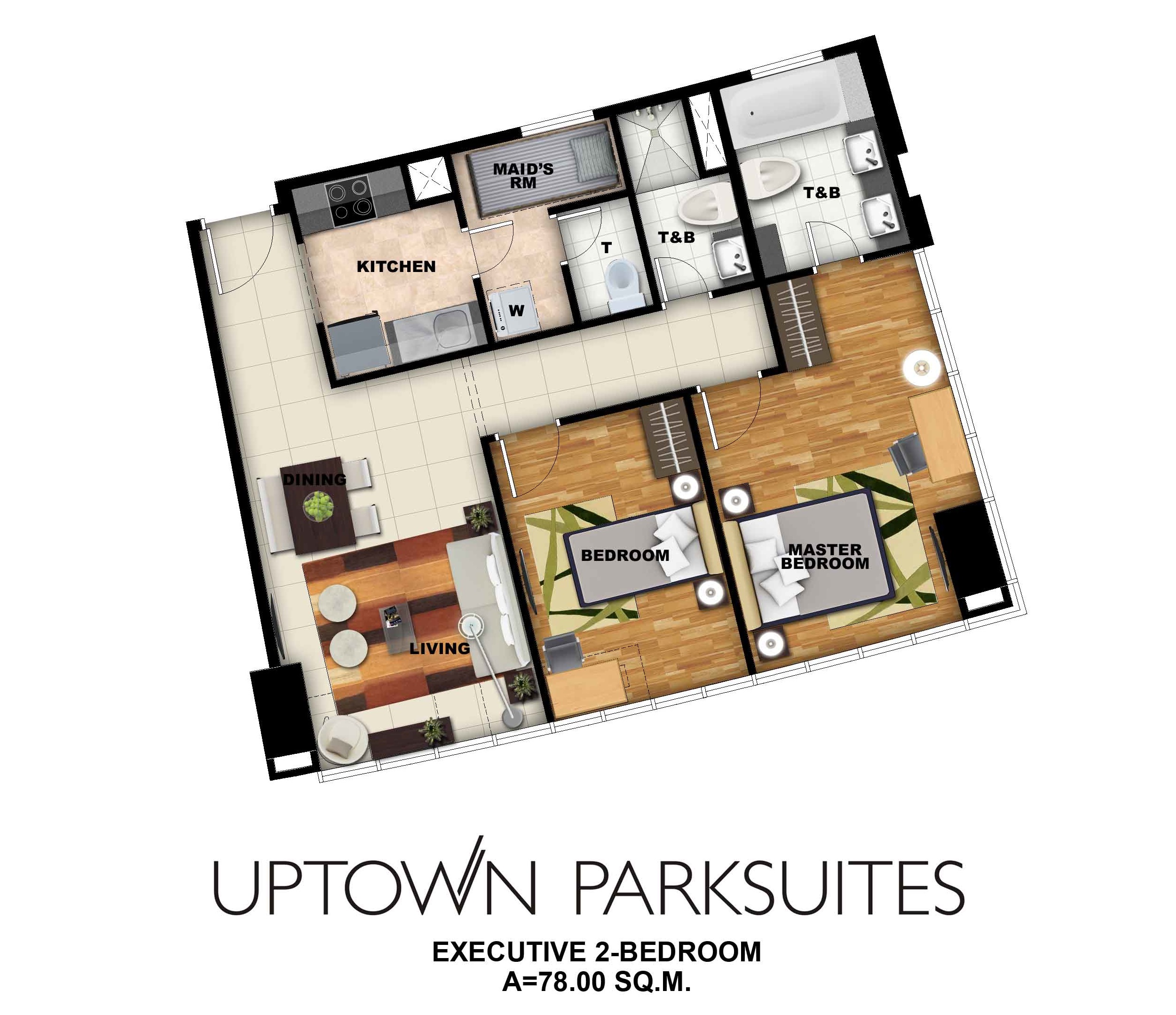Uptown parksuites 2 bedroom executive