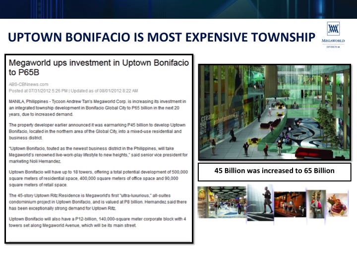 Uptown Bonifacio Global City Condo