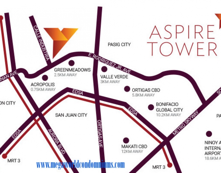 Two Bedroom 2BR Condo For Sale at Aspire Tower Libis Quezon City