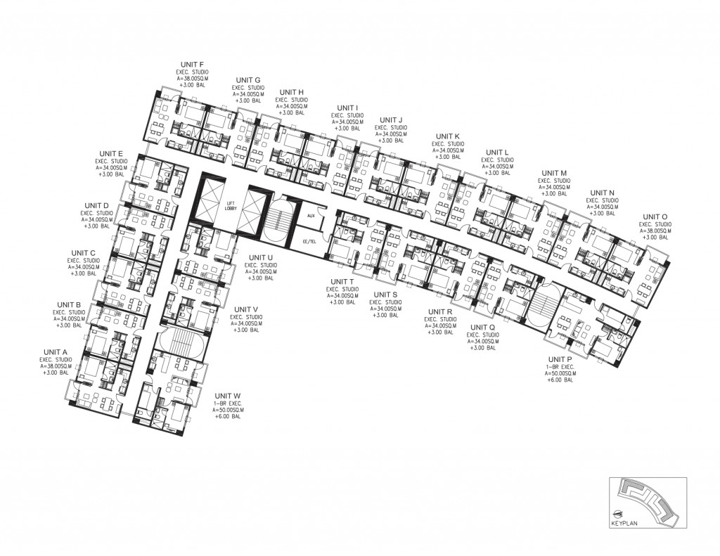 South Beach District - Typical Floor Plan