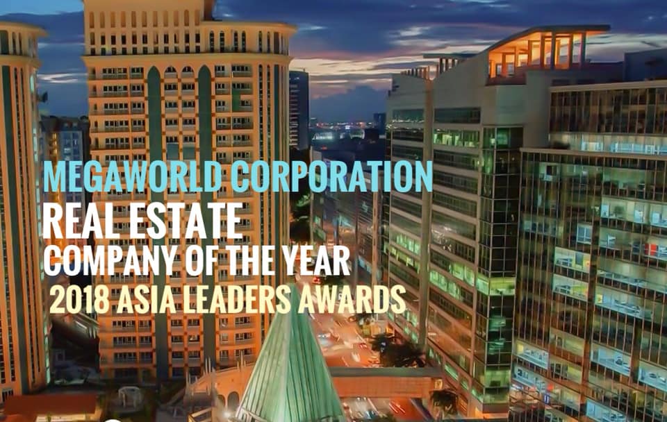 Megaworld Corporation wins BIG at 2018 Asia Leaders Awards